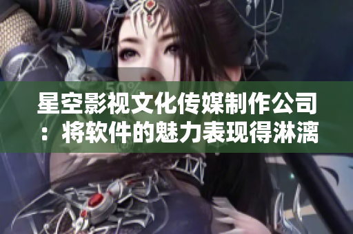 星空影视文化传媒制作公司：将软件的魅力表现得淋漓尽致