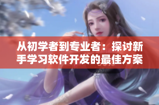 从初学者到专业者：探讨新手学习软件开发的最佳方案