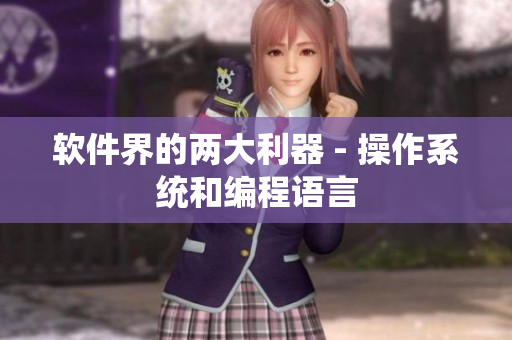 软件界的两大利器 - 操作系统和编程语言