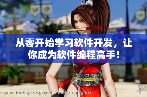 从零开始学习软件开发，让你成为软件编程高手！