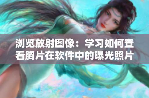浏览放射图像：学习如何查看胸片在软件中的曝光照片