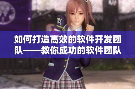 如何打造高效的软件开发团队——教你成功的软件团队管理策略