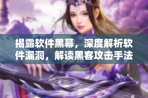 揭露软件黑幕，深度解析软件漏洞，解读黑客攻击手法