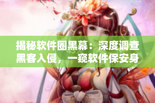 揭秘软件圈黑幕：深度调查黑客入侵，一窥软件保安身后故事