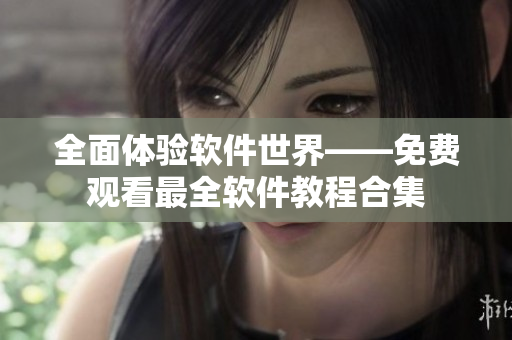 全面体验软件世界——免费观看最全软件教程合集