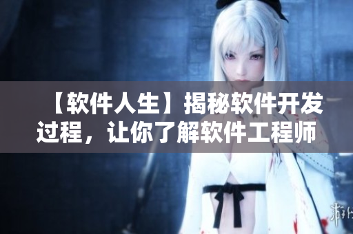 【软件人生】揭秘软件开发过程，让你了解软件工程师的日常