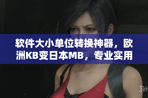 软件大小单位转换神器，欧洲KB变日本MB，专业实用易上手
