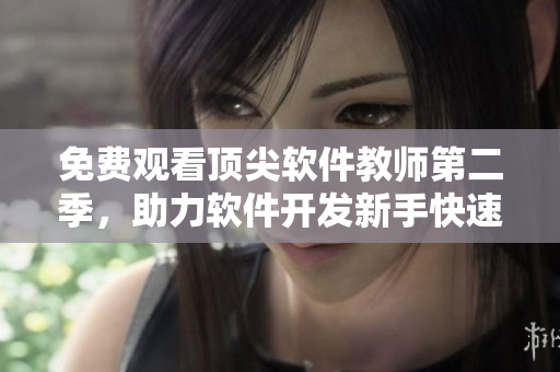 免费观看顶尖软件教师第二季，助力软件开发新手快速成长！