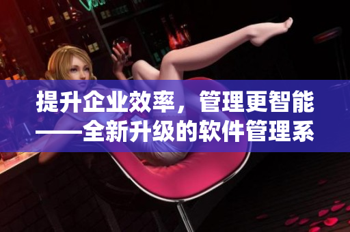提升企业效率，管理更智能——全新升级的软件管理系统