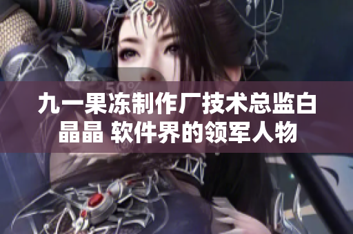 九一果冻制作厂技术总监白晶晶 软件界的领军人物