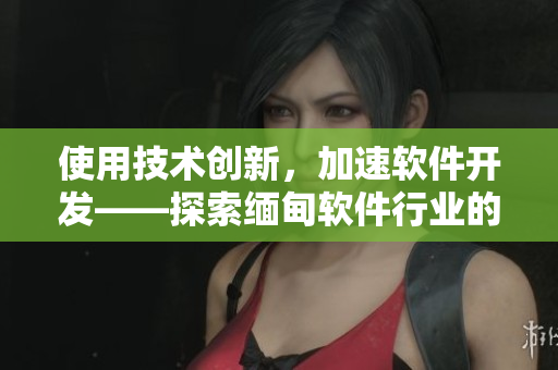 使用技术创新，加速软件开发——探索缅甸软件行业的现状与未来发展