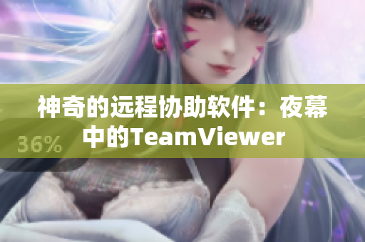 神奇的远程协助软件：夜幕中的TeamViewer