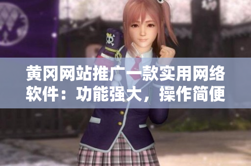 黄冈网站推广一款实用网络软件：功能强大，操作简便！