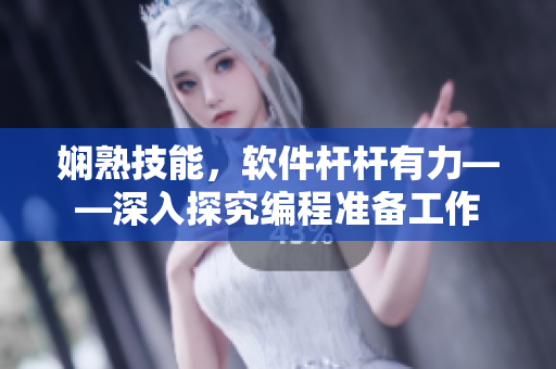 娴熟技能，软件杆杆有力——深入探究编程准备工作