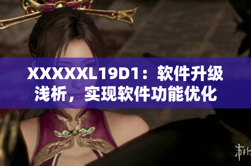 XXXXXL19D1：软件升级浅析，实现软件功能优化
