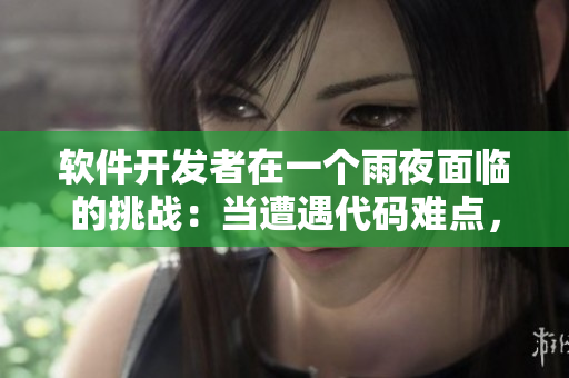 软件开发者在一个雨夜面临的挑战：当遭遇代码难点，如何保持细心微笑