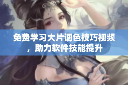 免费学习大片调色技巧视频，助力软件技能提升