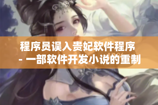 程序员误入贵妃软件程序 - 一部软件开发小说的重制版