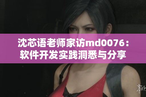 沈芯语老师家访md0076：软件开发实践洞悉与分享