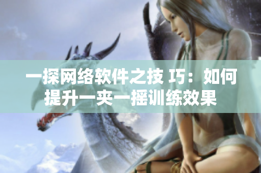 一探网络软件之技 巧：如何提升一夹一摇训练效果