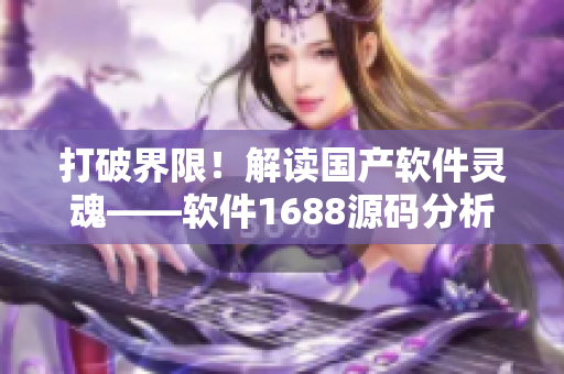 打破界限！解读国产软件灵魂——软件1688源码分析