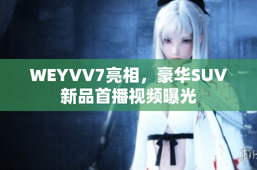 WEYVV7亮相，豪华SUV新品首播视频曝光