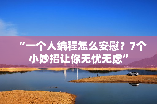 “一个人编程怎么安慰？7个小妙招让你无忧无虑”