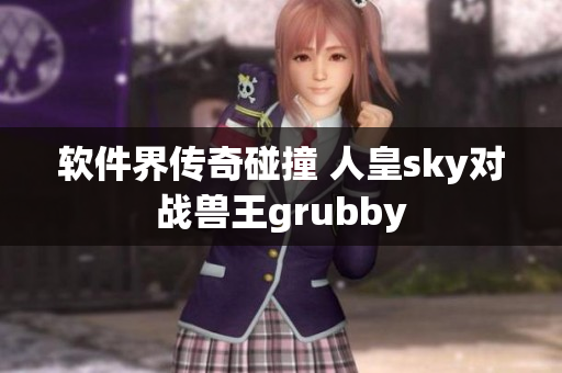 软件界传奇碰撞 人皇sky对战兽王grubby