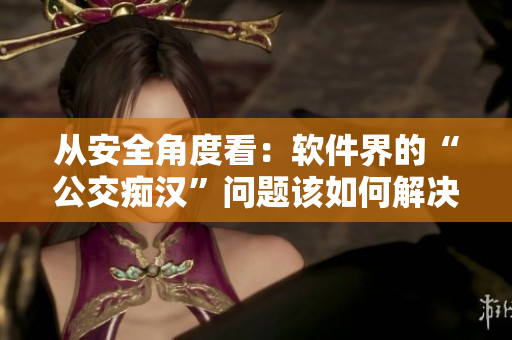 从安全角度看：软件界的“公交痴汉”问题该如何解决？