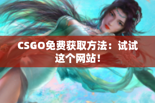 CSGO免费获取方法：试试这个网站！