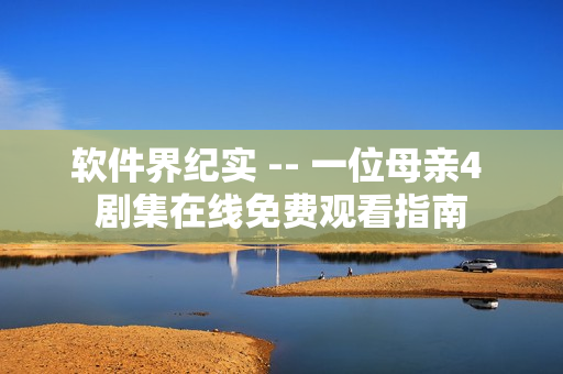 软件界纪实 -- 一位母亲4 剧集在线免费观看指南