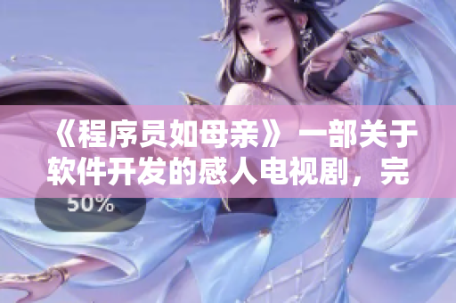 《程序员如母亲》 一部关于软件开发的感人电视剧，完整免费观看