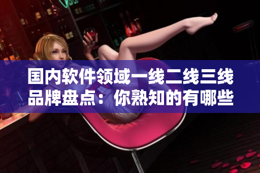 国内软件领域一线二线三线品牌盘点：你熟知的有哪些？