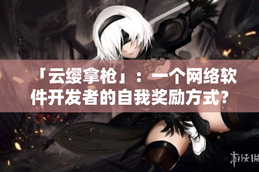 「云缨拿枪」：一个网络软件开发者的自我奖励方式？