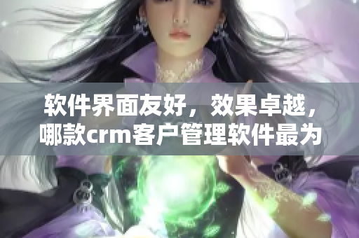 软件界面友好，效果卓越，哪款crm客户管理软件最为实用？
