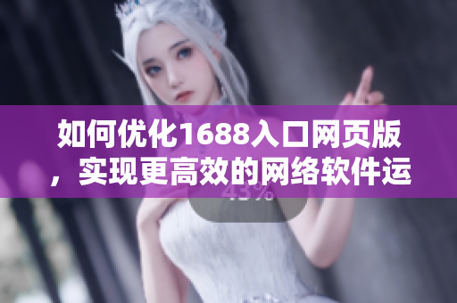如何优化1688入口网页版，实现更高效的网络软件运行？