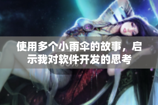 使用多个小雨伞的故事，启示我对软件开发的思考