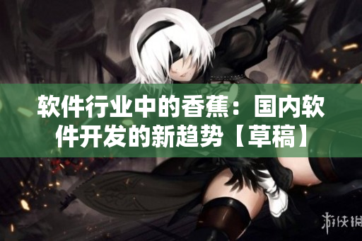 软件行业中的香蕉：国内软件开发的新趋势【草稿】