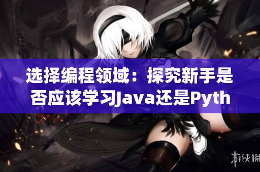 选择编程领域：探究新手是否应该学习Java还是Python？