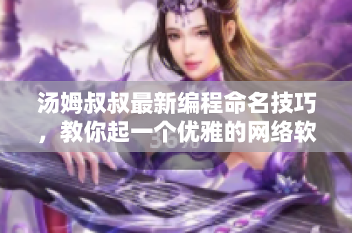 汤姆叔叔最新编程命名技巧，教你起一个优雅的网络软件名！