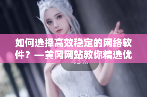 如何选择高效稳定的网络软件？—黄冈网站教你精选优质软件