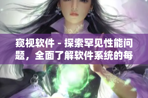 窥视软件 - 探索罕见性能问题，全面了解软件系统的每一个部位