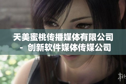 天美蜜桃传播媒体有限公司  -  创新软件媒体传媒公司