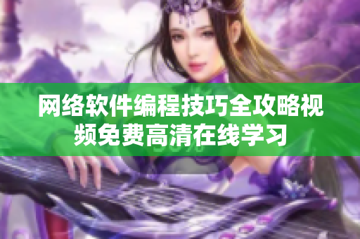 网络软件编程技巧全攻略视频免费高清在线学习