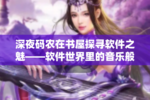 深夜码农在书屋探寻软件之魅——软件世界里的音乐般律动