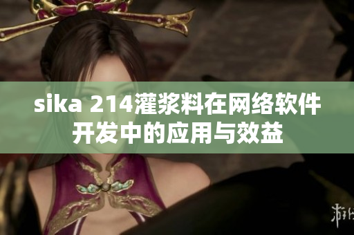 sika 214灌浆料在网络软件开发中的应用与效益