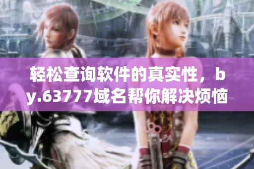 轻松查询软件的真实性，by.63777域名帮你解决烦恼