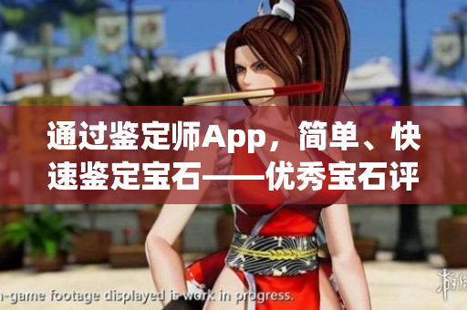 通过鉴定师App，简单、快速鉴定宝石——优秀宝石评估专家