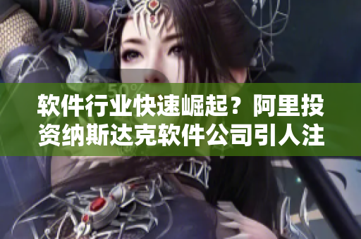 软件行业快速崛起？阿里投资纳斯达克软件公司引人注目！