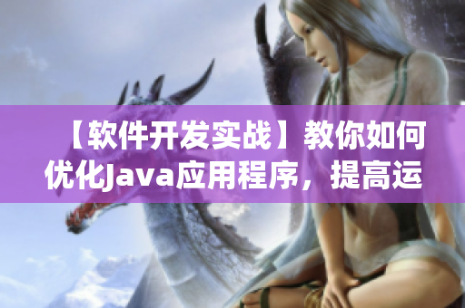 【软件开发实战】教你如何优化Java应用程序，提高运行效率和稳定性